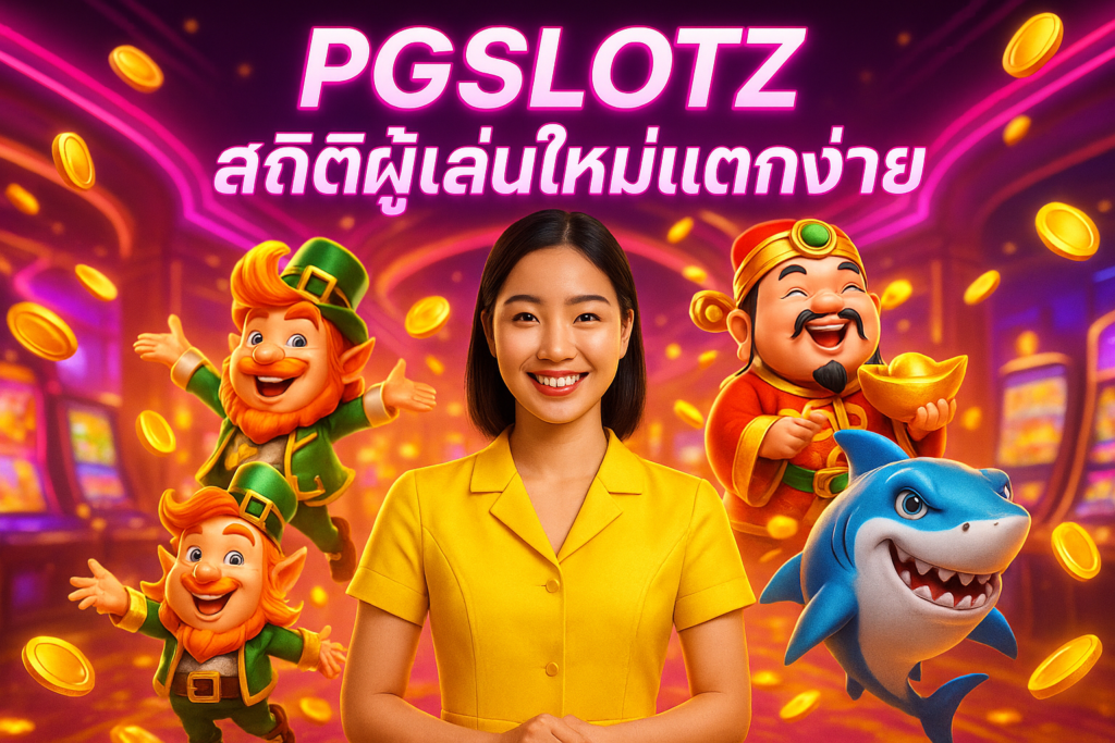 PGSLOTZ สถิติผู้เล่นใหม่แตกง่าย
